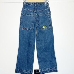 Jnco Jeans Kids Youth 14 XL wide leg vintage Y2K 90’s patch trendy 100% cotton